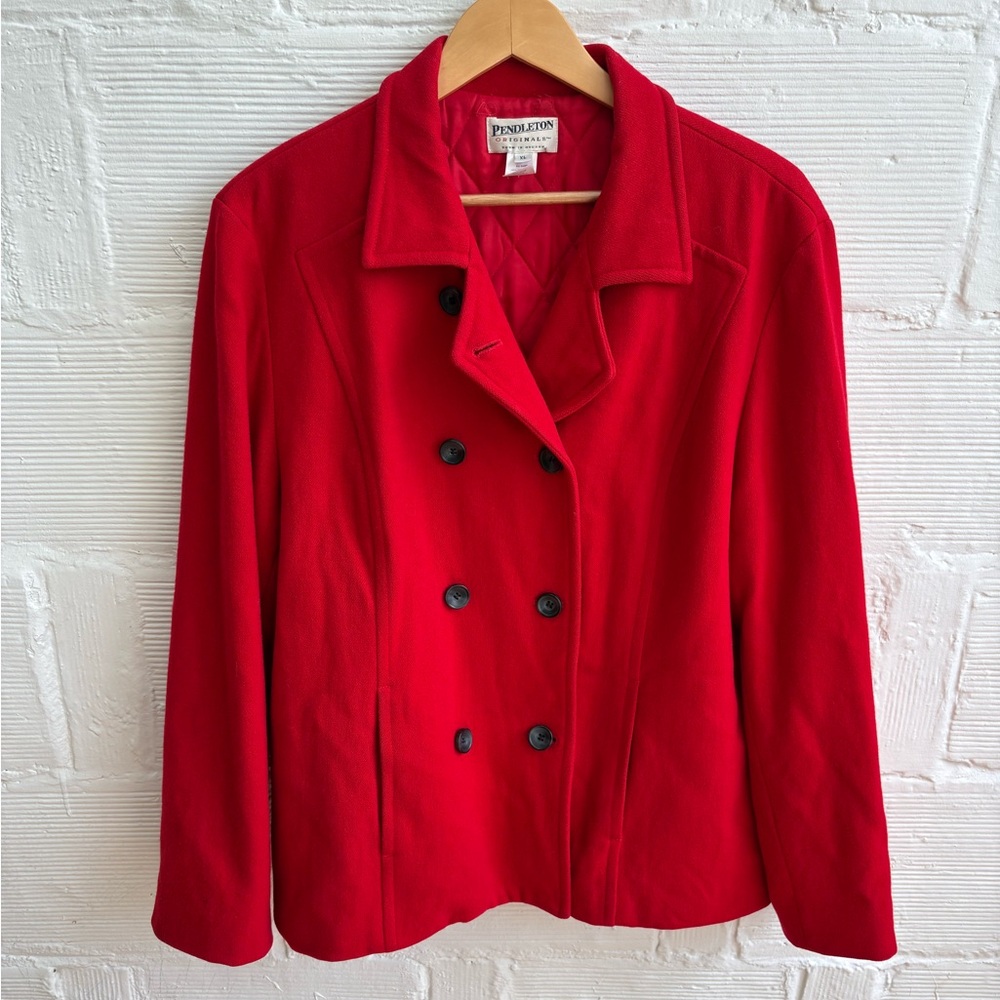 Pendleton wool pea coat